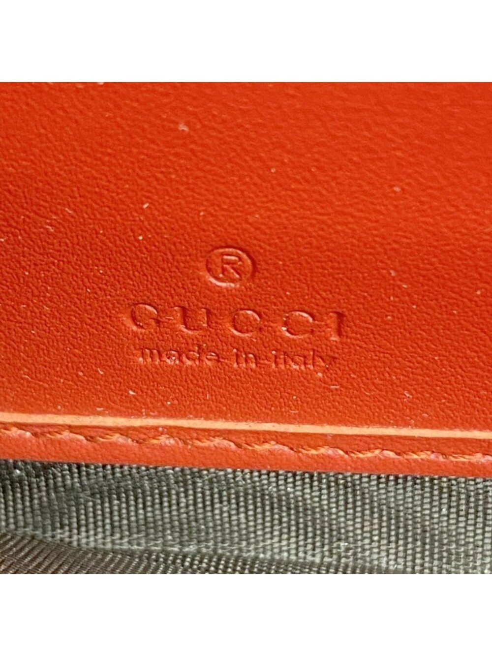 Gucci Wallet GG Supreme Cherry Beige Red Gold - Picture 4 of 9